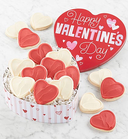 Valentine’s Day Cutout Cookie Tin